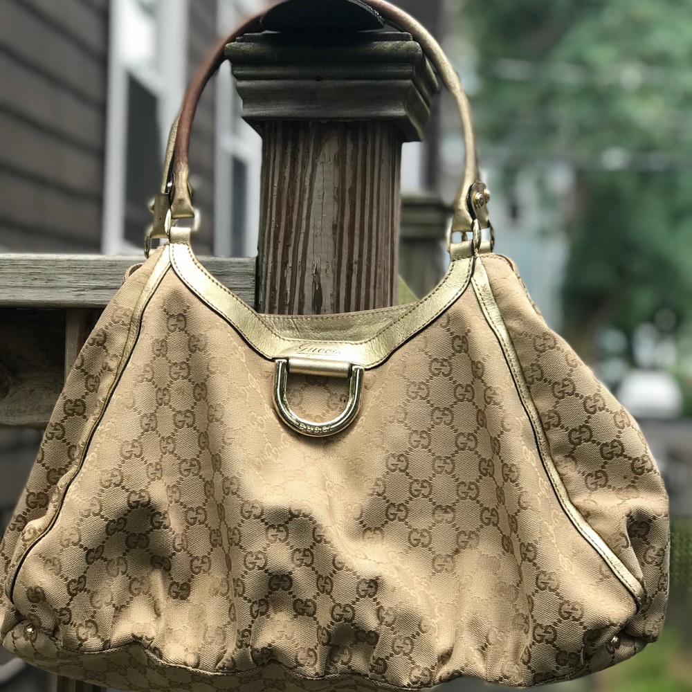 Gucci GG Web Canvas Bag -Gold
Great Condition - Picture 3 of 6